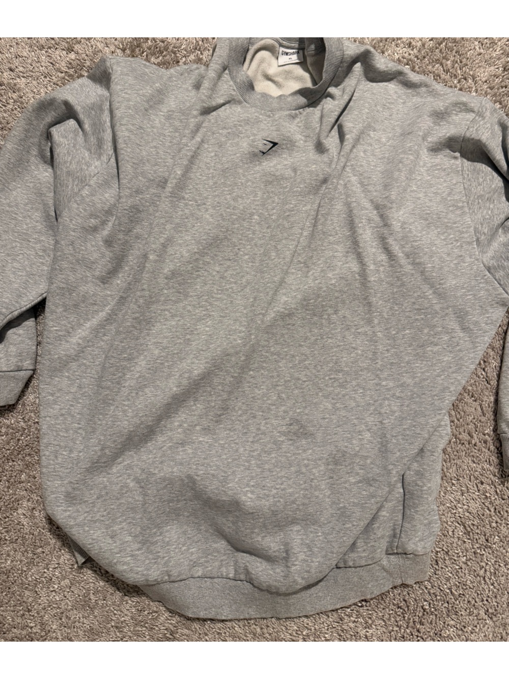 Women’s Grey Gymshark Pullover Sweater